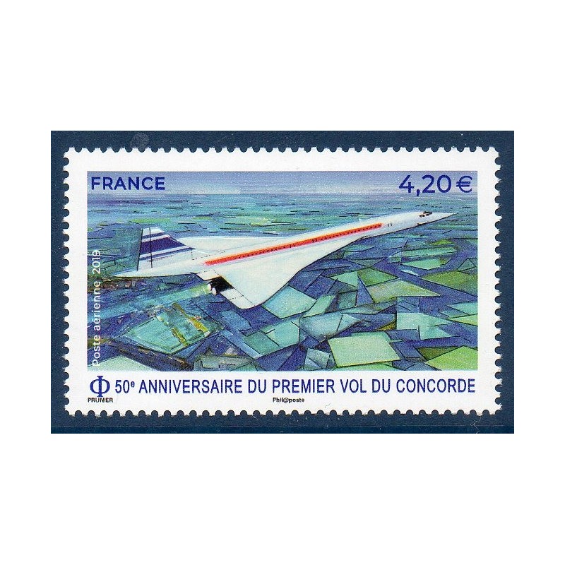 Timbre France Poste Aérienne Yvert 83 Concorde