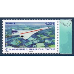 Timbre France Poste Aérienne Yvert 83a Concorde issus de minifeuille