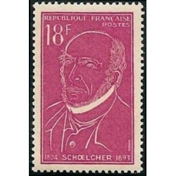 Timbre France Yvert No 1092 Victor Schoelcher