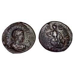 AE4 Valentinien II (388-392), RIC 86a sear 20345 atelier Constantinople