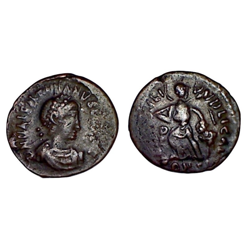 AE4 Valentinien II (388-392), RIC 86a sear 20345 atelier Constantinople