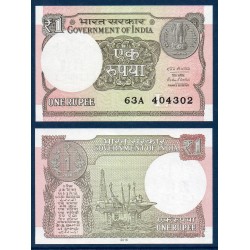 Inde Pick N°117b, Billet de banque de 1 Rupee 2016