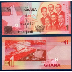 Ghana Pick N°37c, Billet de banque de 1 Cedi 2010