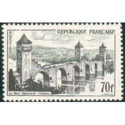 Timbre France Yvert No 1119 Pont Valentré Cahors