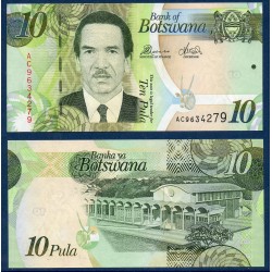 Botswana Pick N°30c, Billet de banque de 10 Pula 2012