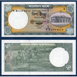 Bangladesh Pick N°48c, Billet de banque de 20 Taka 2009