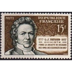 Timbre France Yvert No 1139 L J Thénard chimiste