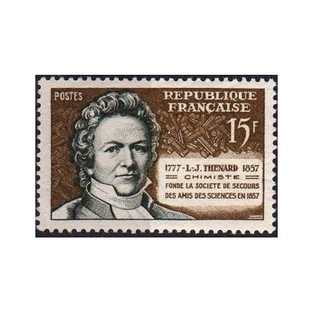 Timbre France Yvert No 1139 L J Thénard chimiste