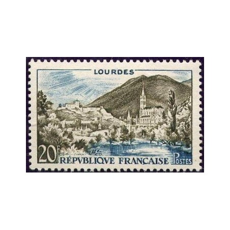 Timbre France Yvert No 1150 Lourdes