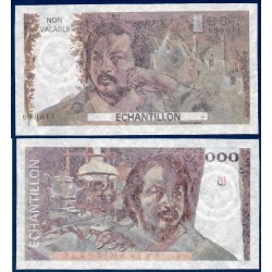 Essai 1000 francs Balzac SPL 1980 Billet de la banque de France