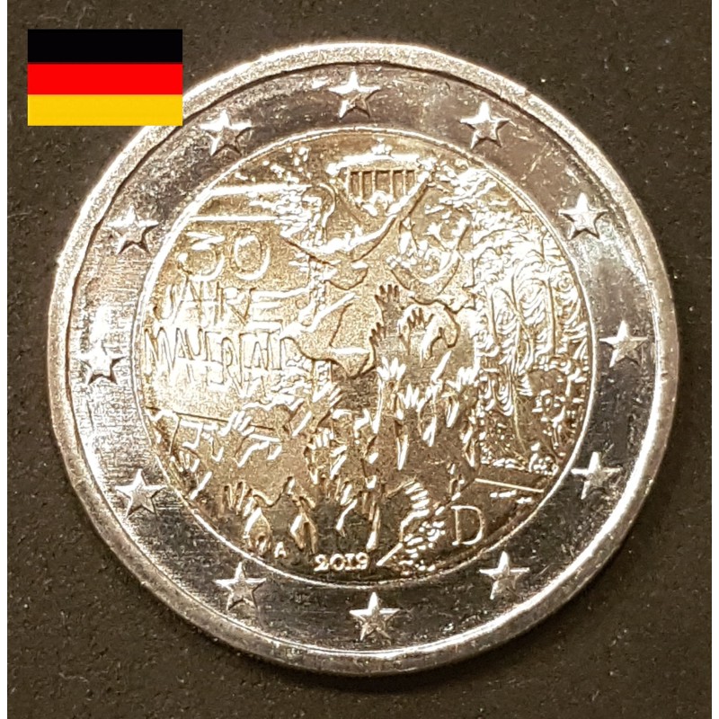 Pièces 2 Euros FRANCE 2019 - Mur de Berlin