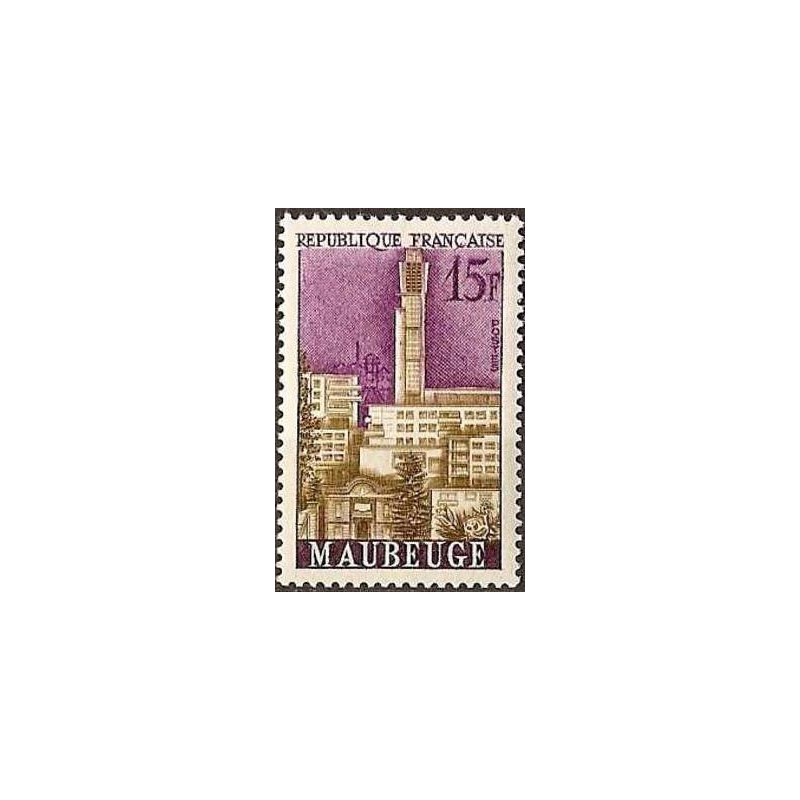 Timbre France Yvert No 1153 Maubeuge Timbre France Yvert No 1153 Maubeuge