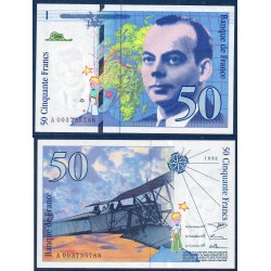 50 Francs St-Exupery Neuf 1992 Billet de la banque de France
