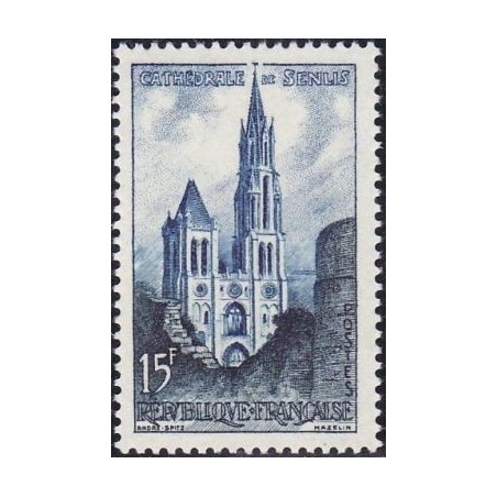Timbre France Yvert No 1165 Cathédrale de Senlis