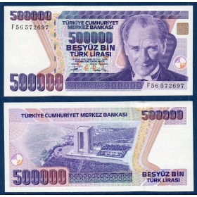 Turquie Pick N°208c, Billet de banque de 500000 Lira 1970