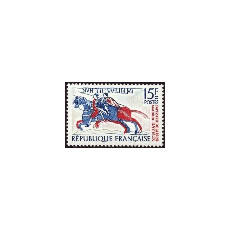 Timbre France Yvert No 1172 Tapisserie de bayeux