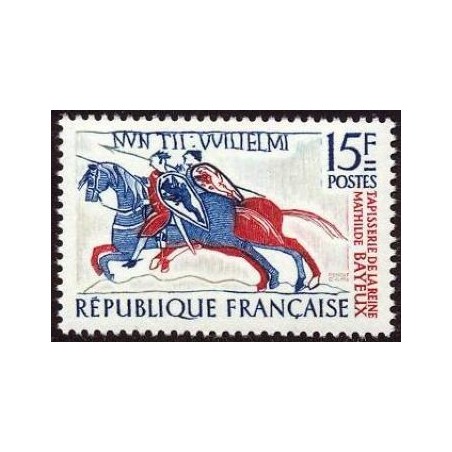 Timbre France Yvert No 1172 Tapisserie de bayeux