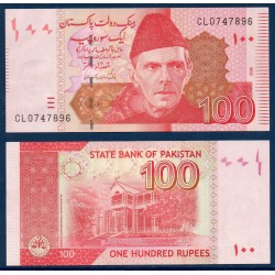 Pakistan Pick N°48c, Billet de banque de 100 Rupees 2010