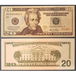 Etats Unis Pick N°526 New York, Billet de banque de 20 Dollars 2006 série B