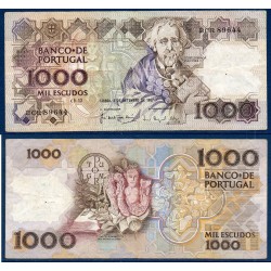 Portugal Pick N°181d, Billet de banque de 1000 Escudos 3.9.1987