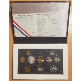 Coffret BE France 1996 pièces de monnaies en Franc