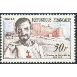 Timbre France Yvert No 1191 Charles de Foucauld, centenaire de la naissance