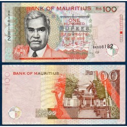 Maurice Pick N°56a, TTB Billet de banque de 100 Rupees 2004