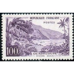 Timbre France Yvert No 1194 La Guadeloupe, la rivière Sens