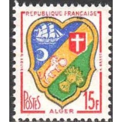 Timbre france Yvert No 1195 Blason d'Alger