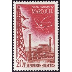 Timbre France Yvert No 1204 Marcoule, centre atomique