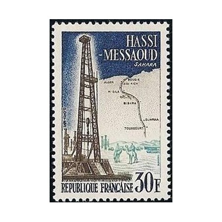 Timbre France Yvert No 1205 Hassi-Messaoud, Sahara