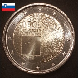 2 euros commémoratives Slovenie 2019 Université de Ljubljana pieces de monnaie €