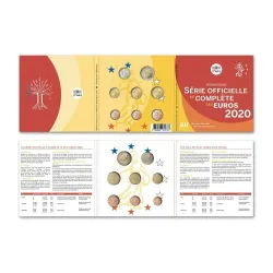 Coffret BU France 2020 pièces de monnaies Euros