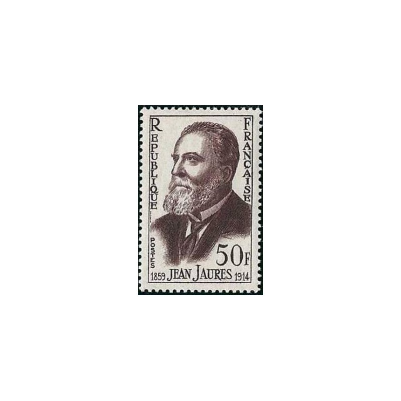 Timbre France Yvert No 1217 Jean Jaures, centenaire de la naissance