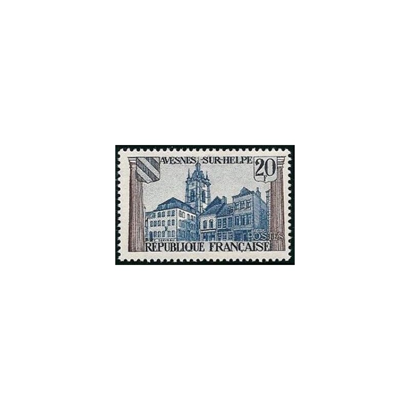 Timbre France Yvert No 1221 Avesnes sur Helpe