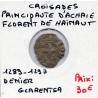 Croisade Principauté d'Achaie, TB Florent de Hainaut  (1285-1289) denier