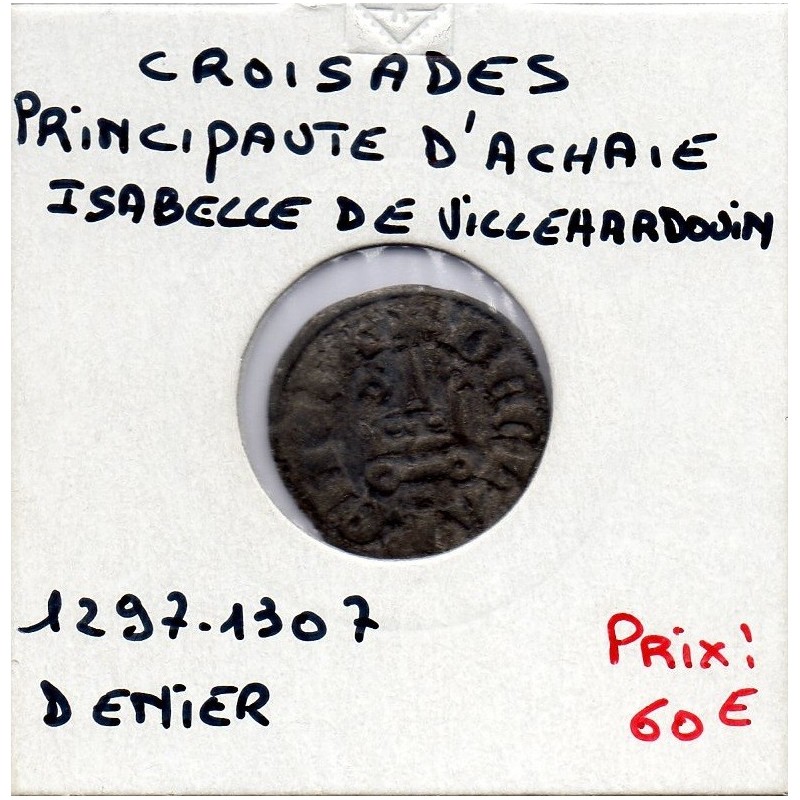 Croisade Principauté d'Achaie, Isabelle de Villehardouin  (1297-1301) denier