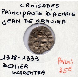 Croisade Principauté d'Achaie, Jean de Gravina (1318-1333) denier