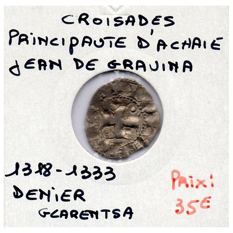 Croisade Principauté d'Achaie, Jean de Gravina (1318-1333) denier