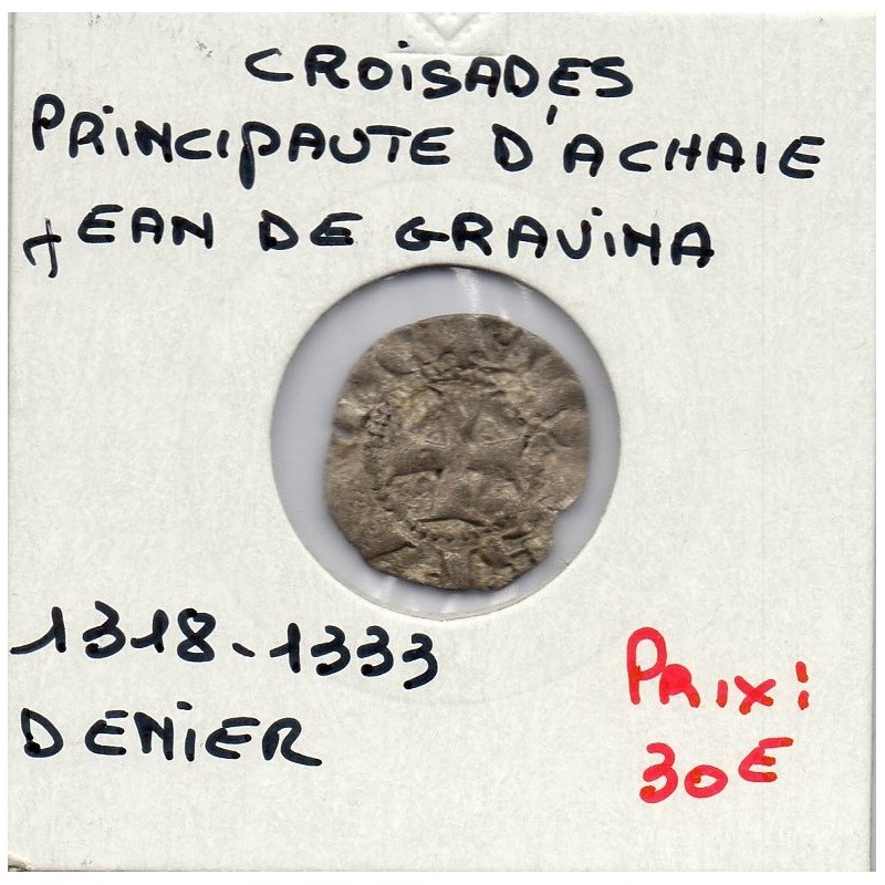 Croisade Principauté d'Achaie, Jean de Gravina (1318-1333) denier