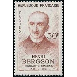 Timbre france Yvert No 1225 Henri Bergson, centenaire de la naissance