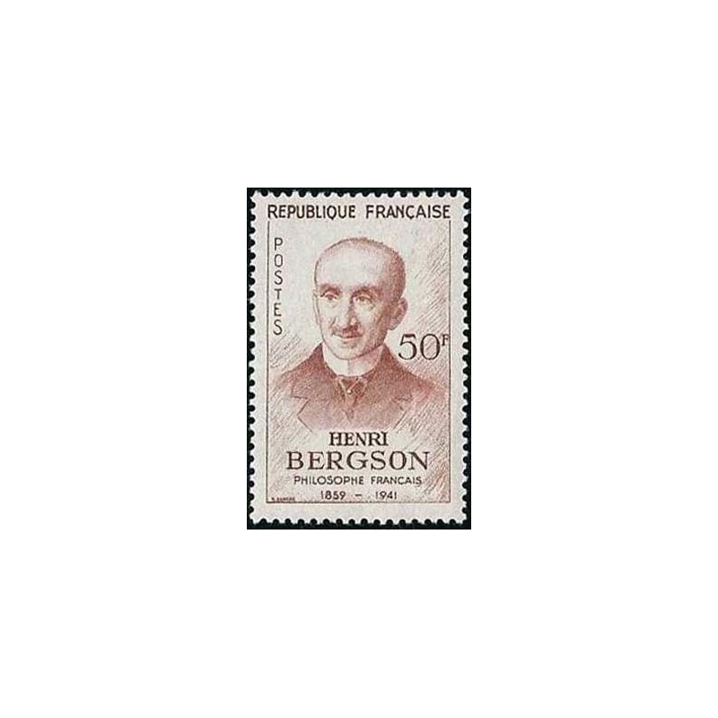 Timbre france Yvert No 1225 Henri Bergson, centenaire de la naissance