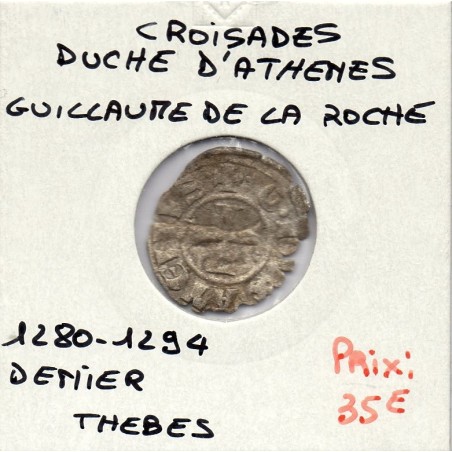 Croisade Duché d'Athène, Guillaume de la Roche (1280-1294) denier