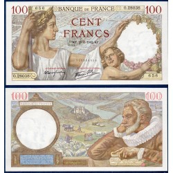 100 Francs Sully SPL 29.1.1942 Billet de la banque de France