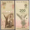 Mexique Pick N°129a, Neuf Billet de Banque de 200 pesos 2008