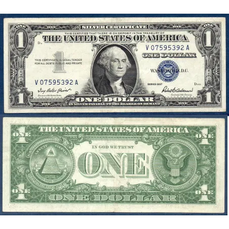 Etats Unis Pick N°419, Billet de banque de 1 Dollar 1957 sans Série