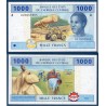 Afrique Centrale Pick 407Aa pour le Gabon, Billet de banque de 1000 Francs CFA 2002