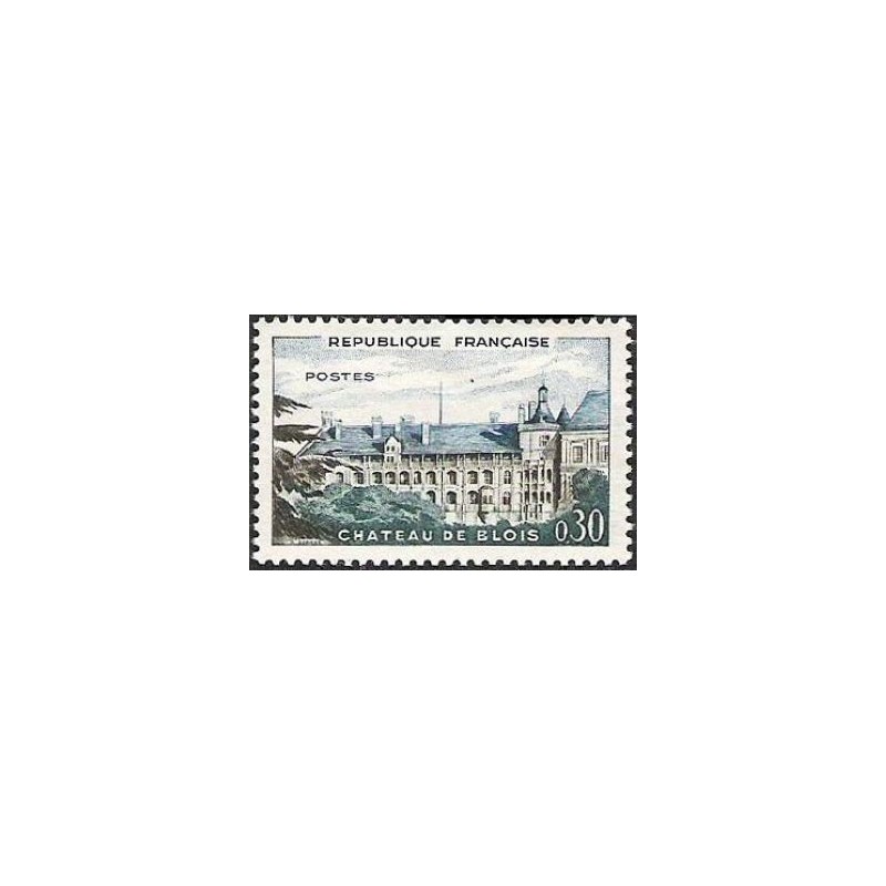 Timbre France Yvert No 1255 Chateau de Blois