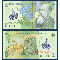 Roumanie Pick N°117a, Billet de banque de 1 leu 2005