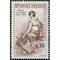 Timbre France Yvert No 1269 Madame de Stael